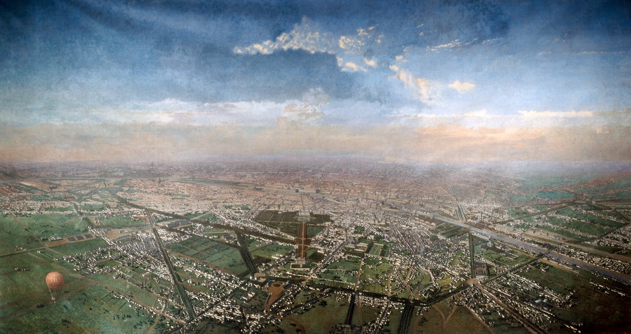 Gözlemevinden Balon İçinde Alınan Paris