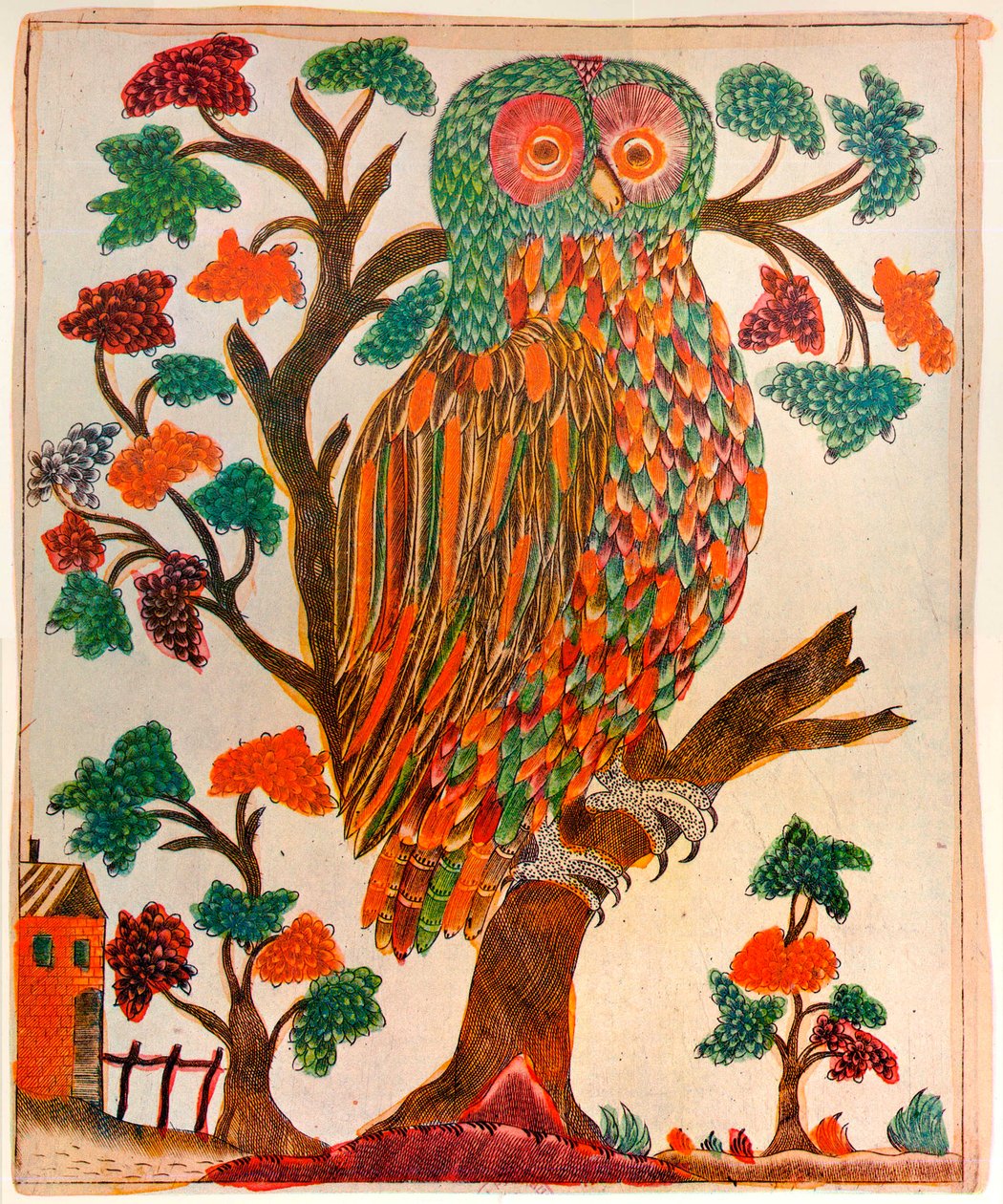 Baykuş, Lubok baskısı, 1800 by Unbekannt