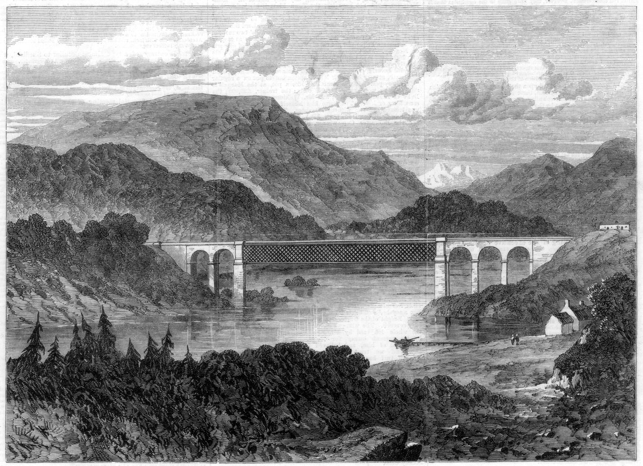 Oykel Viyadüğü, Sutherland Demiryolu, 1866 by Unbekannt
