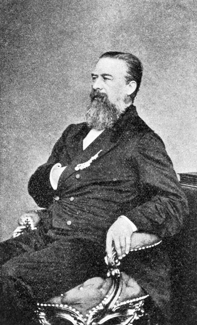PW F von Voightlander, Avusturyalı enstrüman yapımcısı, c 1860 by Unbekannt