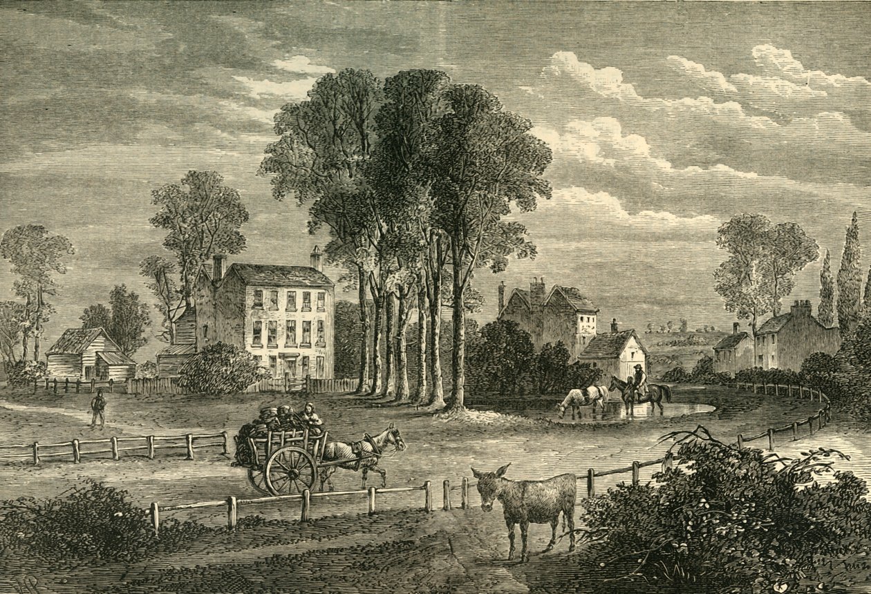 Paddington Green, 1750, c1876. by Unbekannt