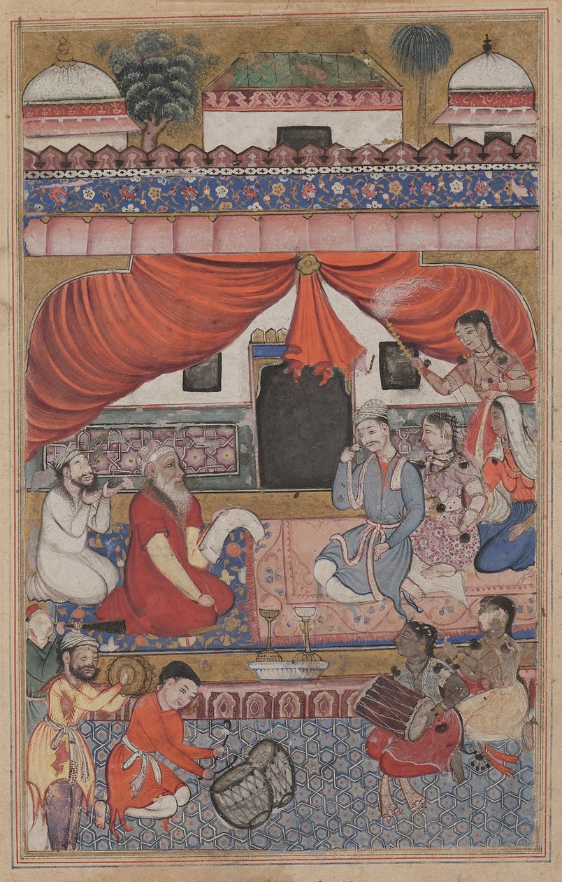 Bir Papağan Masallarından Sayfa Tuti-nama: Otuz üçüncü gece: Evlilik hazırlığı..., c. 156 by Unbekannt