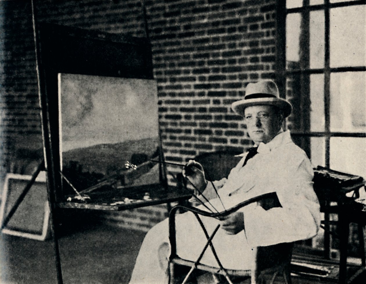 Yağlı Ressam - Bir Sanatçı Olarak Churchill, c1920