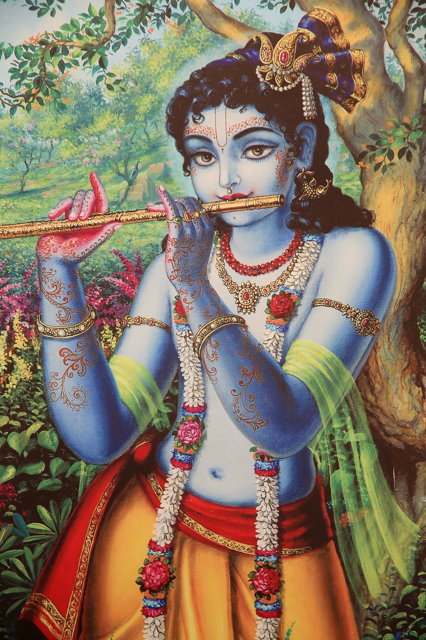 Hindu tanrısı Krishna