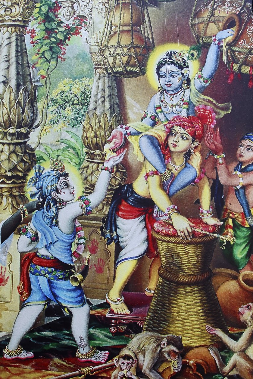 Hindu tanrısı Krishnaas