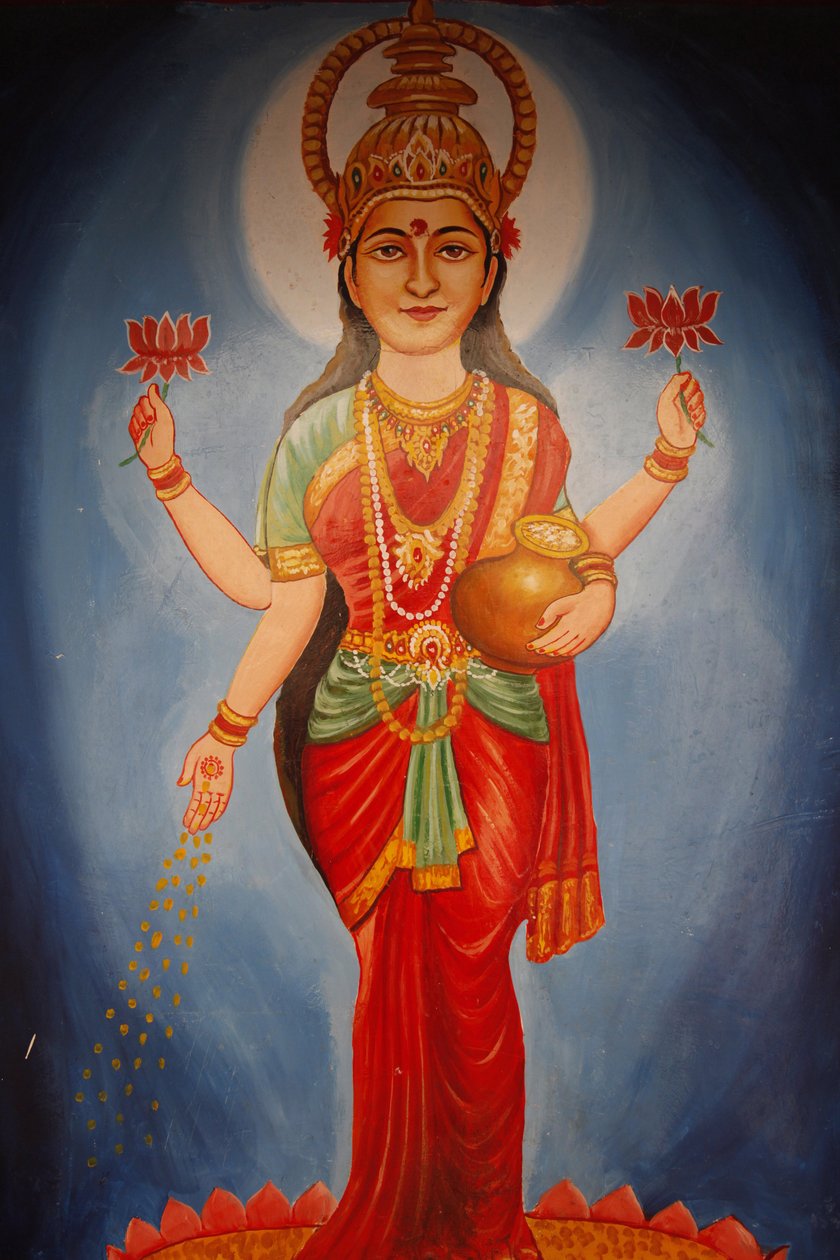 Tanrıça Lakshmi