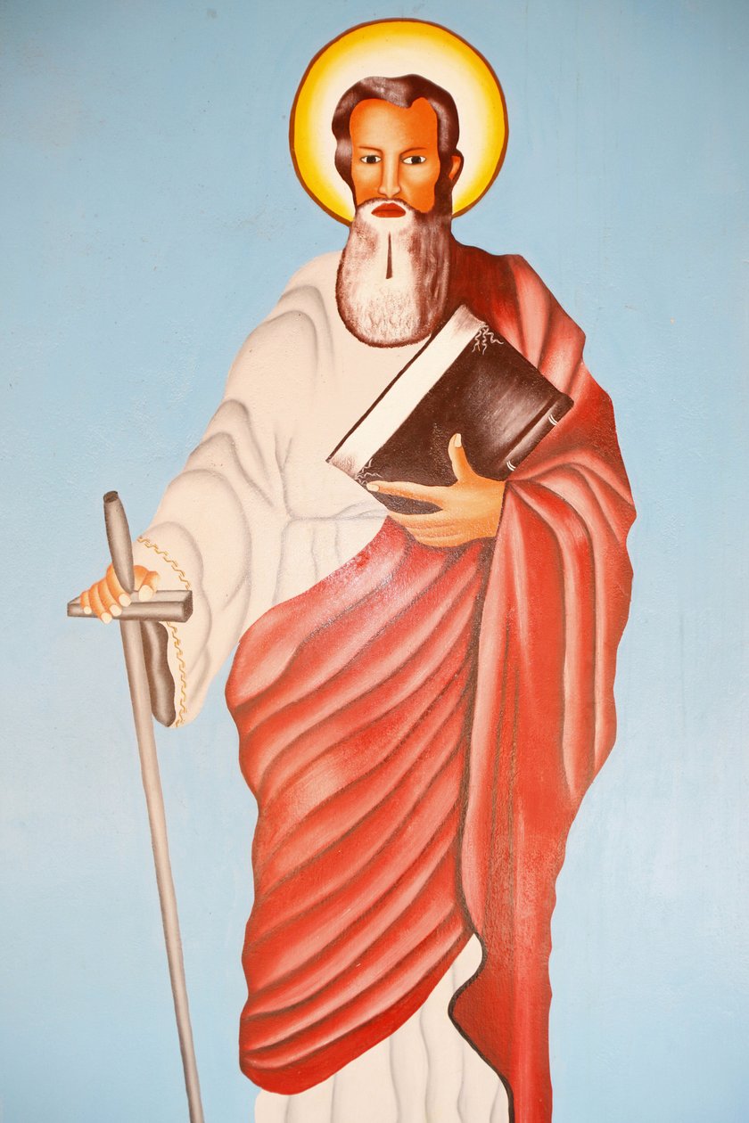 Kpalime katedralinde boyama: Saint Paul, Lome, Togo by Unbekannt