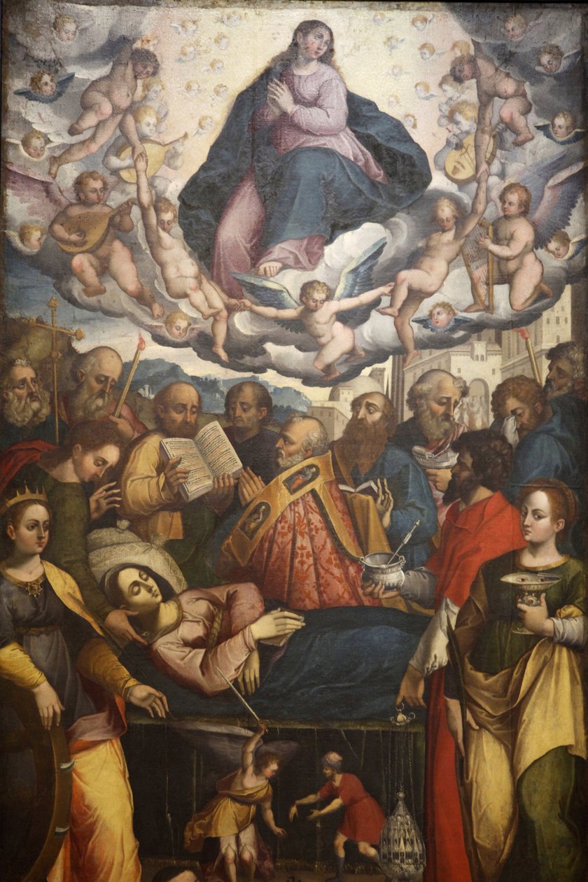 San Francesco kilisesinde boyama, Gelibolu, Apulia : Mary