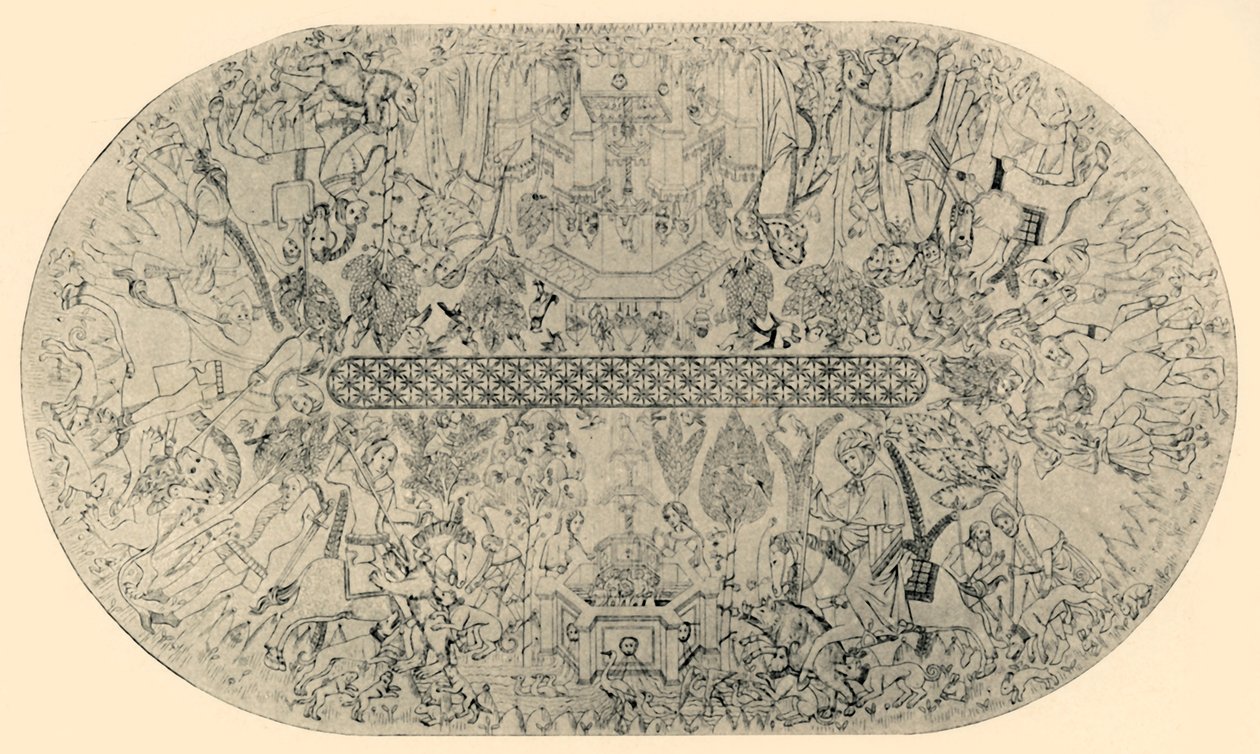 Adliyenin Tavanındaki Tablo, No. 1, 1907. by Unbekannt
