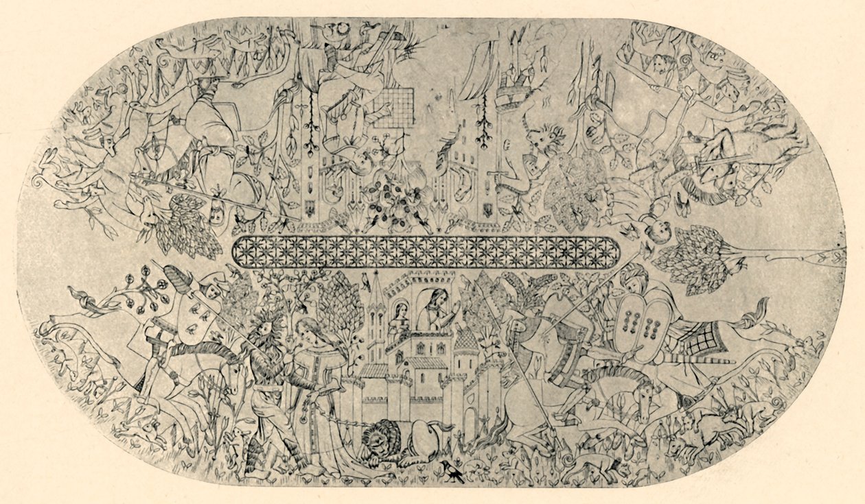 Adliyenin Tavanı Üzerine Tablo, No. 3, 1907. by Unbekannt