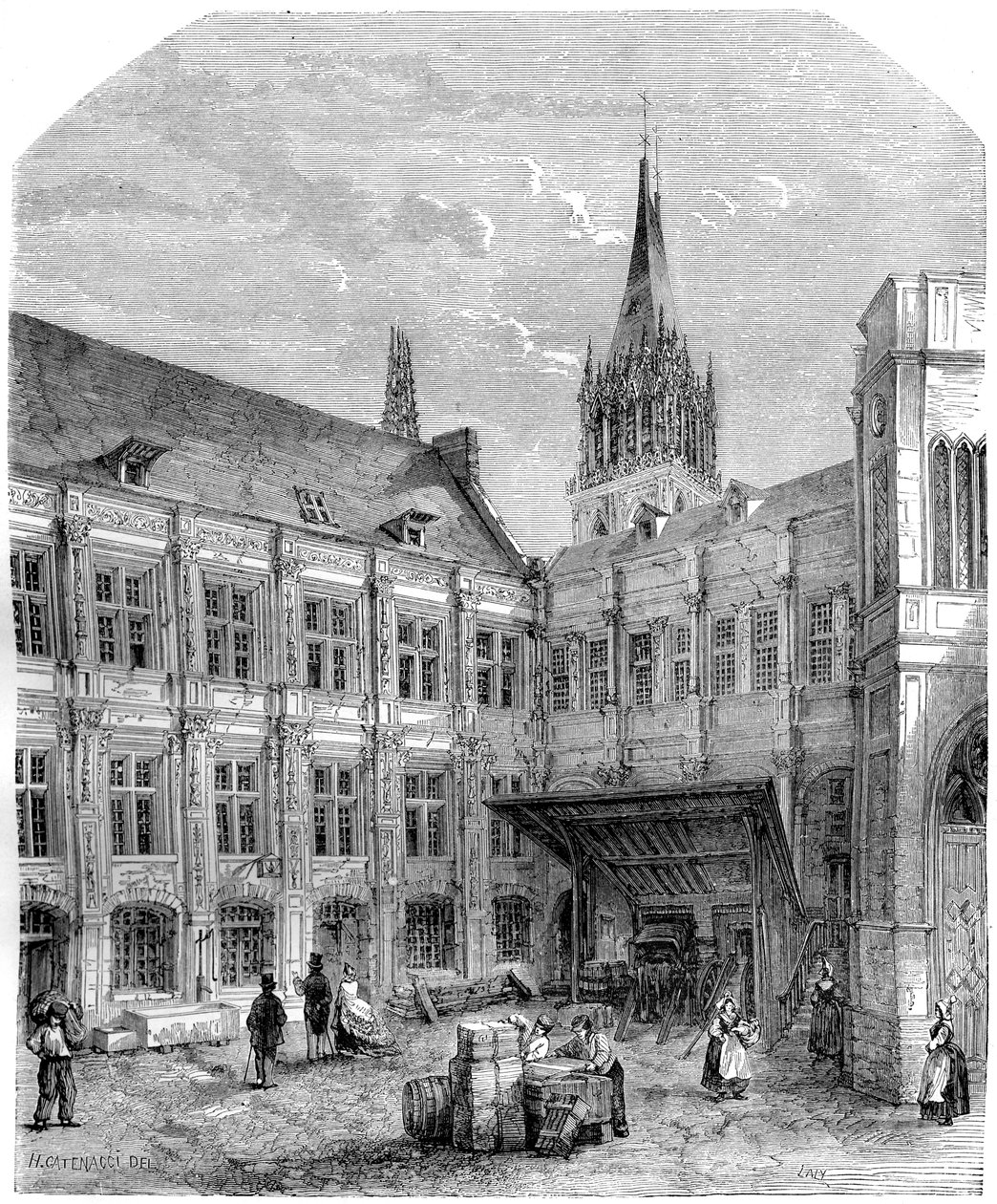 Oda Sarayı, Rouen, Fransa, 1882-1884 by Unbekannt