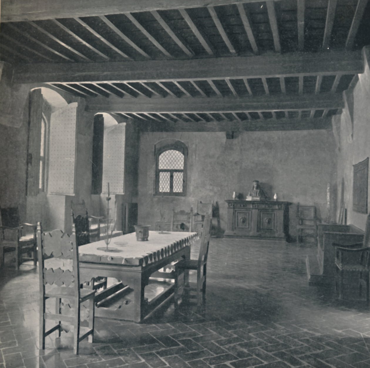 Palazzo Davanzati, Üçüncü Kattaki Ana Oda, 1928 by Unbekannt