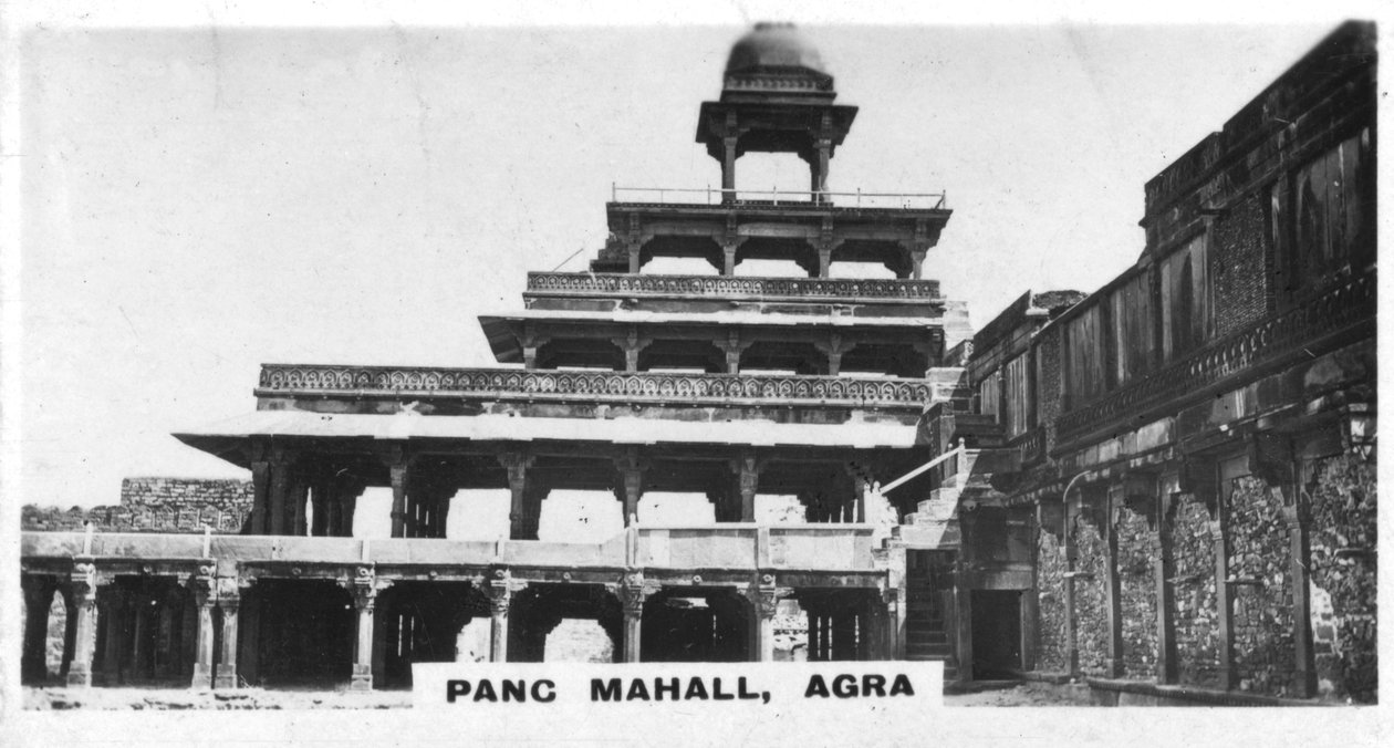 Panch Mahal, Fatehpur Sikri, Agra, Hindistan, 1925 by Unbekannt