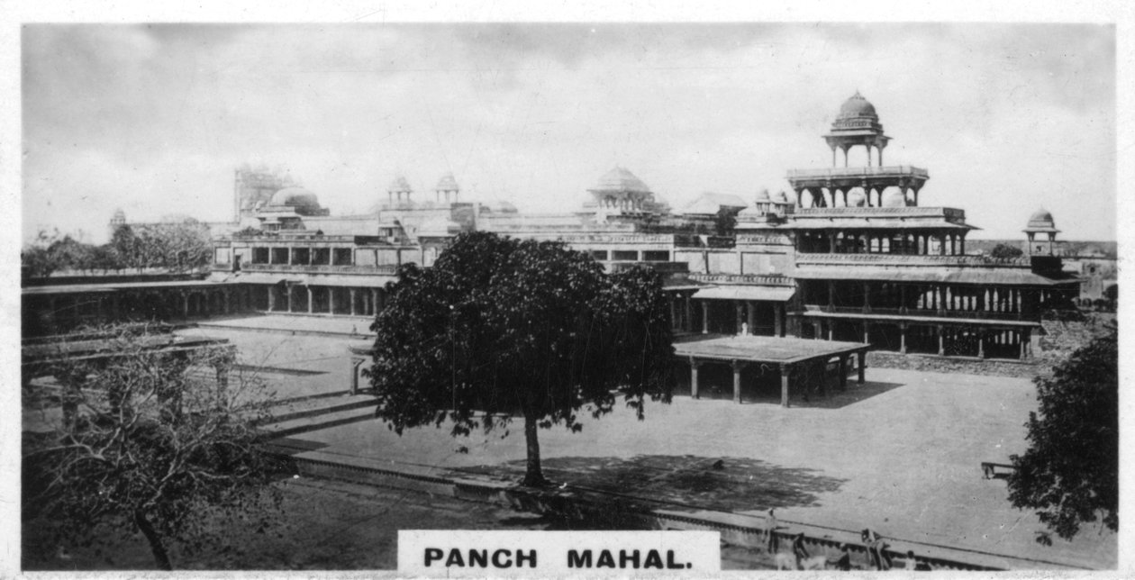 Panch Mahal, Fatehpur Sikri, Agra, Hindistan, 1925 by Unbekannt