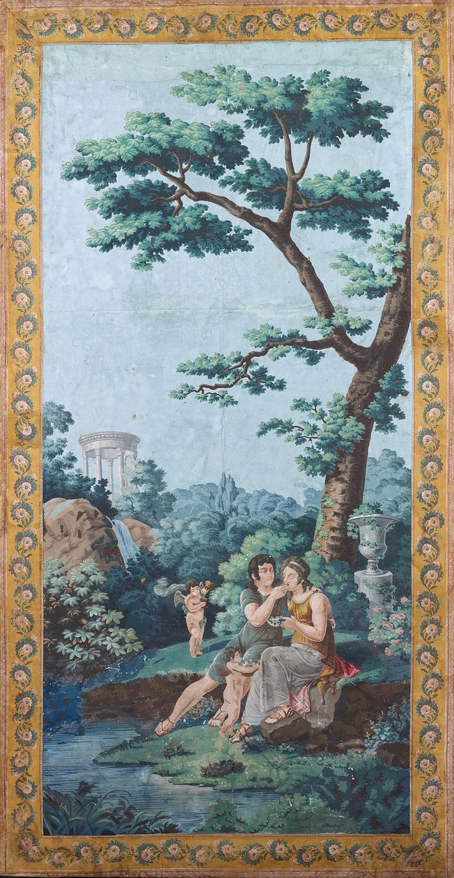 Panel, Fransa, 18. yüzyılın sonlarında 19. yüzyılın sonlarında. by Unbekannt