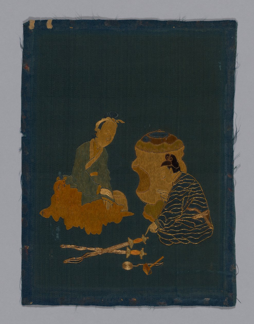 Panel parçası, Çin, Qing hanedanı 1644-1911, 180050. by Unbekannt