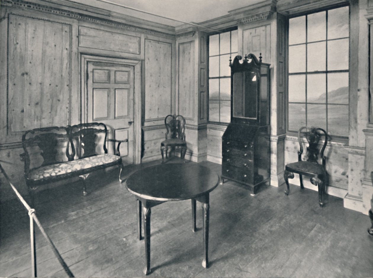 Panelli Oda, yaklaşık 1740 tarihli, Mobilyalı Çoğunlukla Queen Anne Dönemi, 1927 by Unbekannt