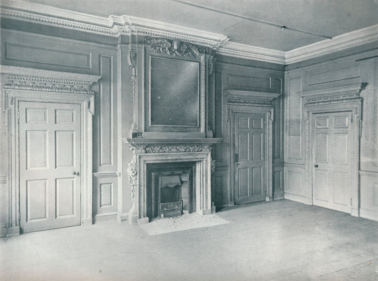 Panelli oda, on sekizinci yüzyılın başları, 26, Hatton Garden, 1907 by Unbekannt