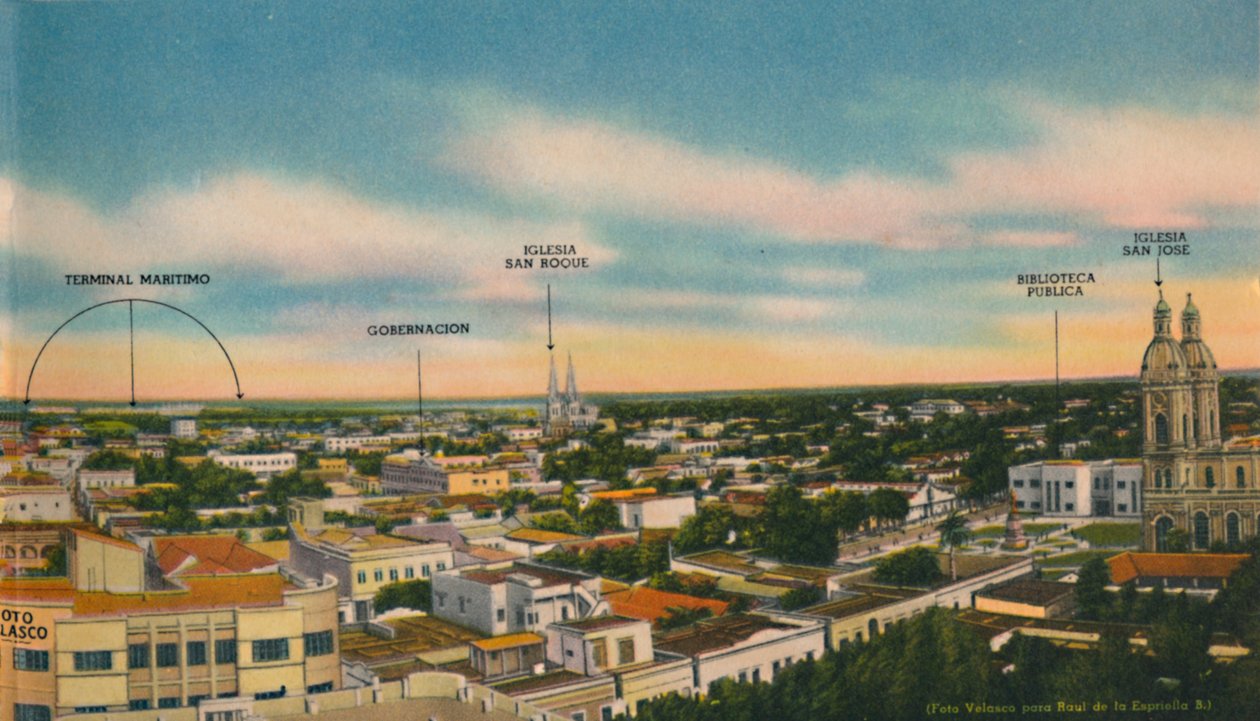 Barranquilla Merkez Sektörü Panoraması, 1940