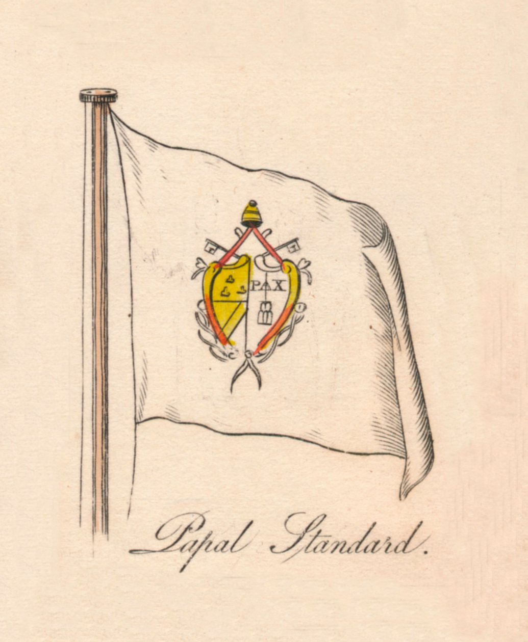 Papalık Standardı, 1838 by Unbekannt