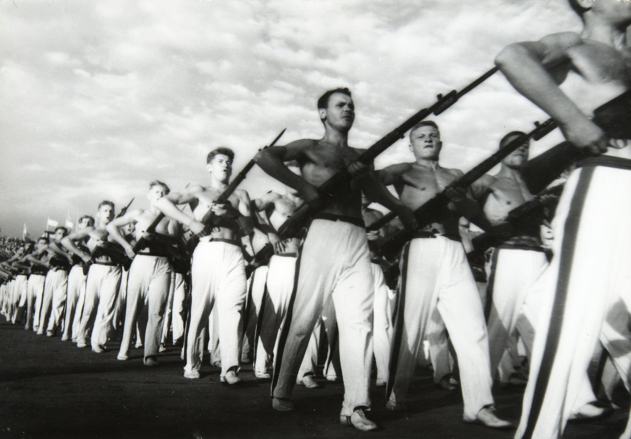 Genç Komünistlerin Geçit Töreni, Moskova, SSCB, 1930
