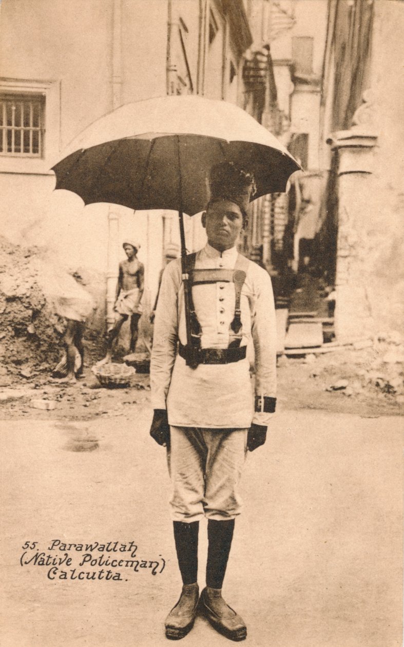 Parawallah Yerli Polis Kalküta, c1900 by Unbekannt
