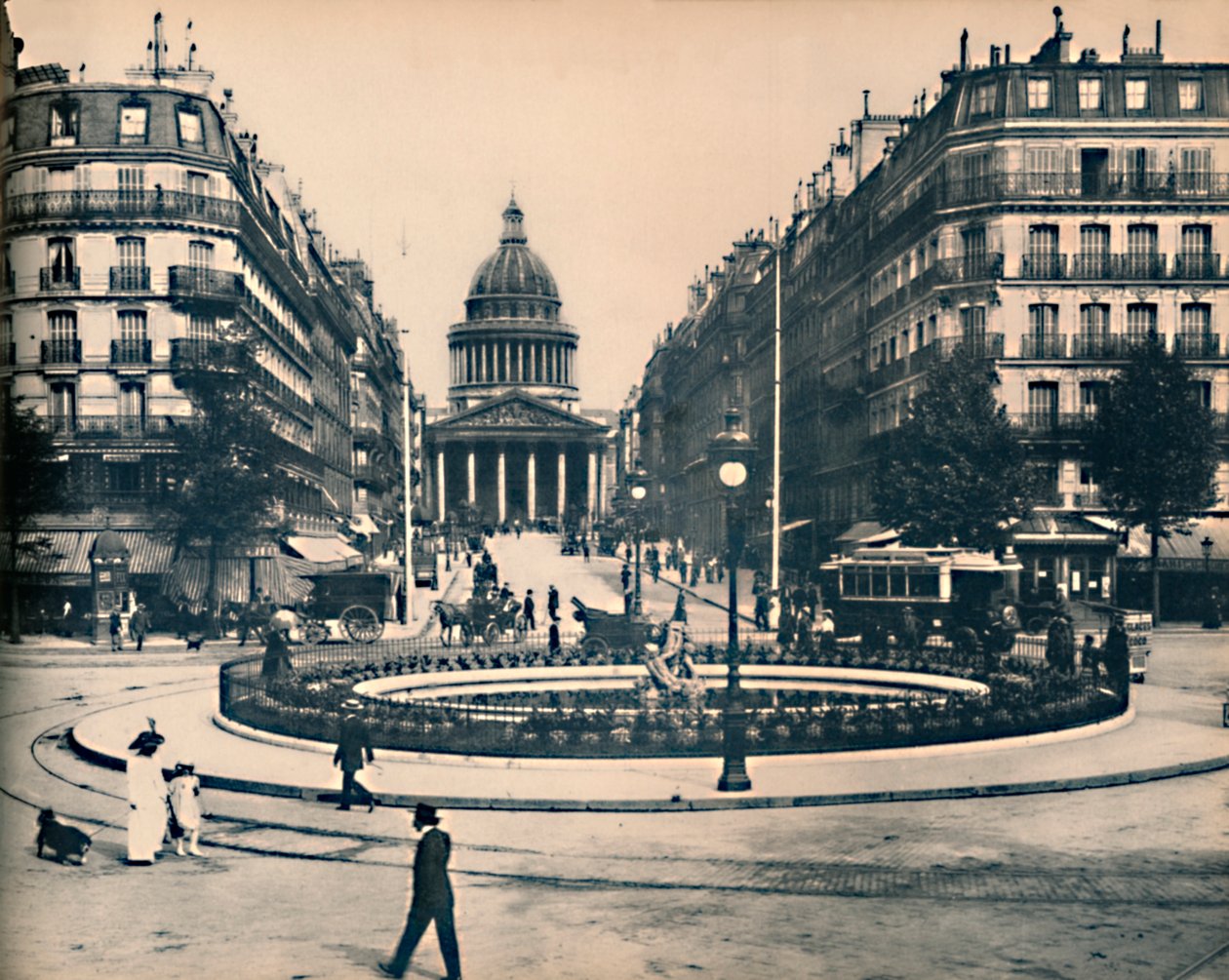 Paris. - Rue Soufflot ve Pantheon. - ND, c1910. by Unbekannt