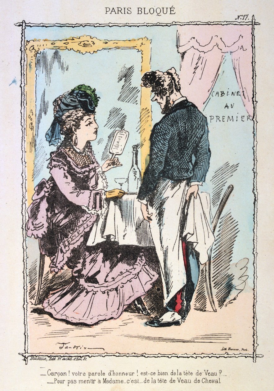 Paris kuşatıldı, 1870-1871. by Unbekannt