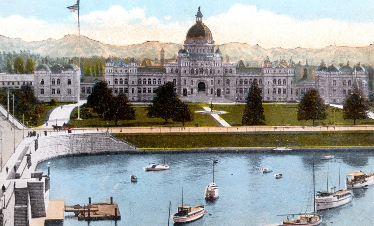 Parlamento Binaları, Victoria, British Columbia, Kanada, c1900s by Unbekannt