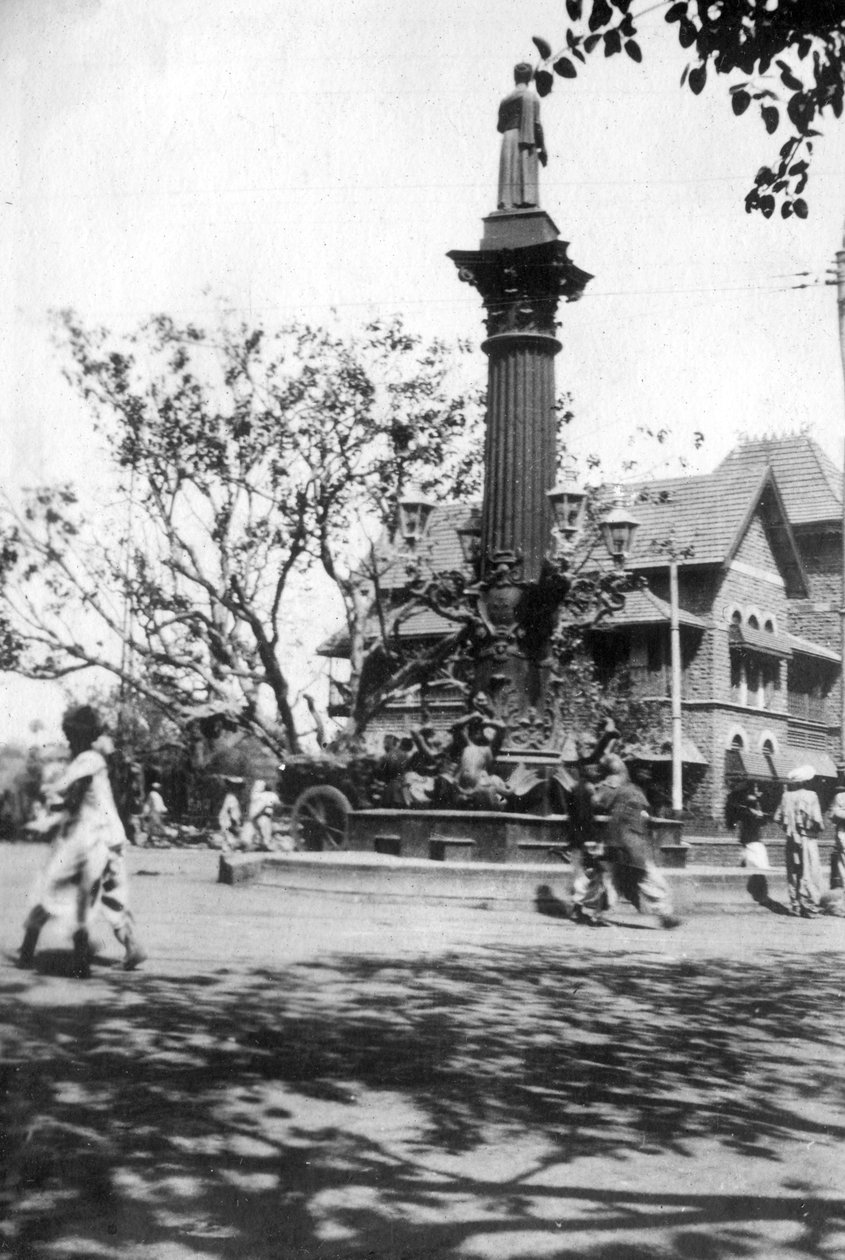 Parsees anıt çeşmesi, Mumbai, Hindistan, c1918 by Unbekannt