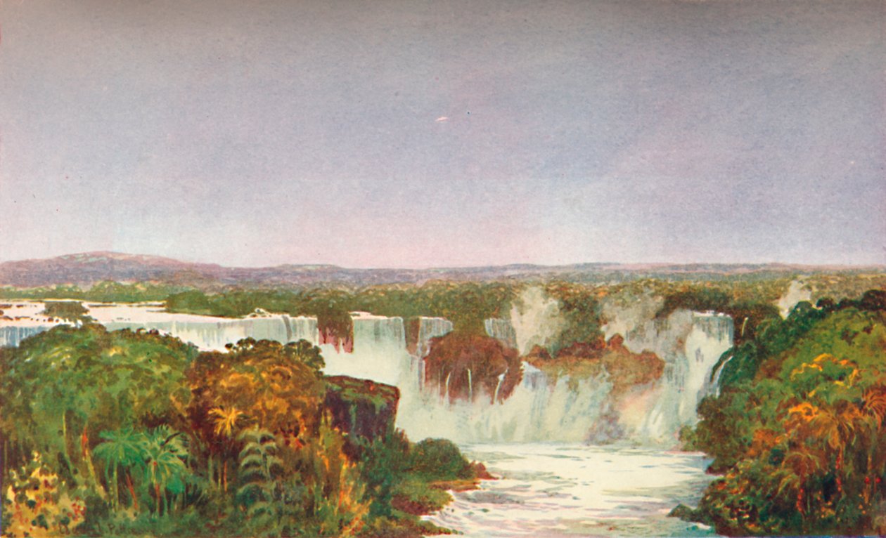 Iguassu Şelalelerinin Kısmi Görünümü, 1914. by Unbekannt