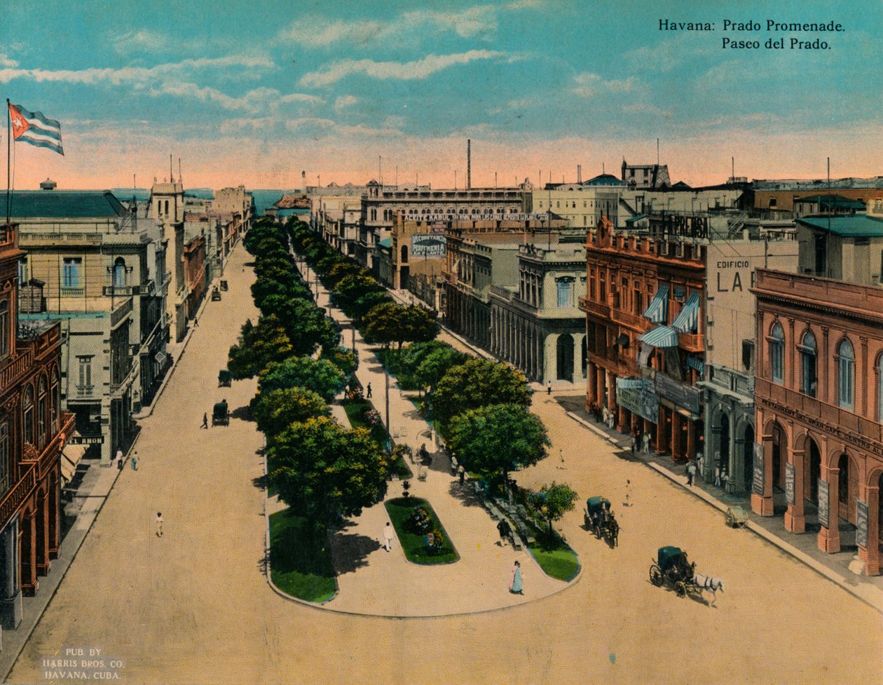 Paseo del Prado, Havana, Küba, c1920 by Unbekannt