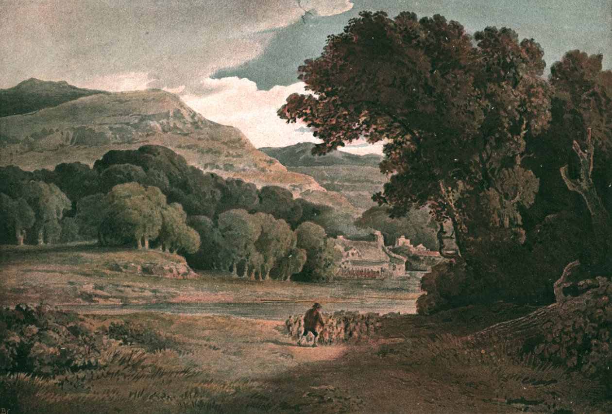 Pastoral Manzara, c1900. by Unbekannt