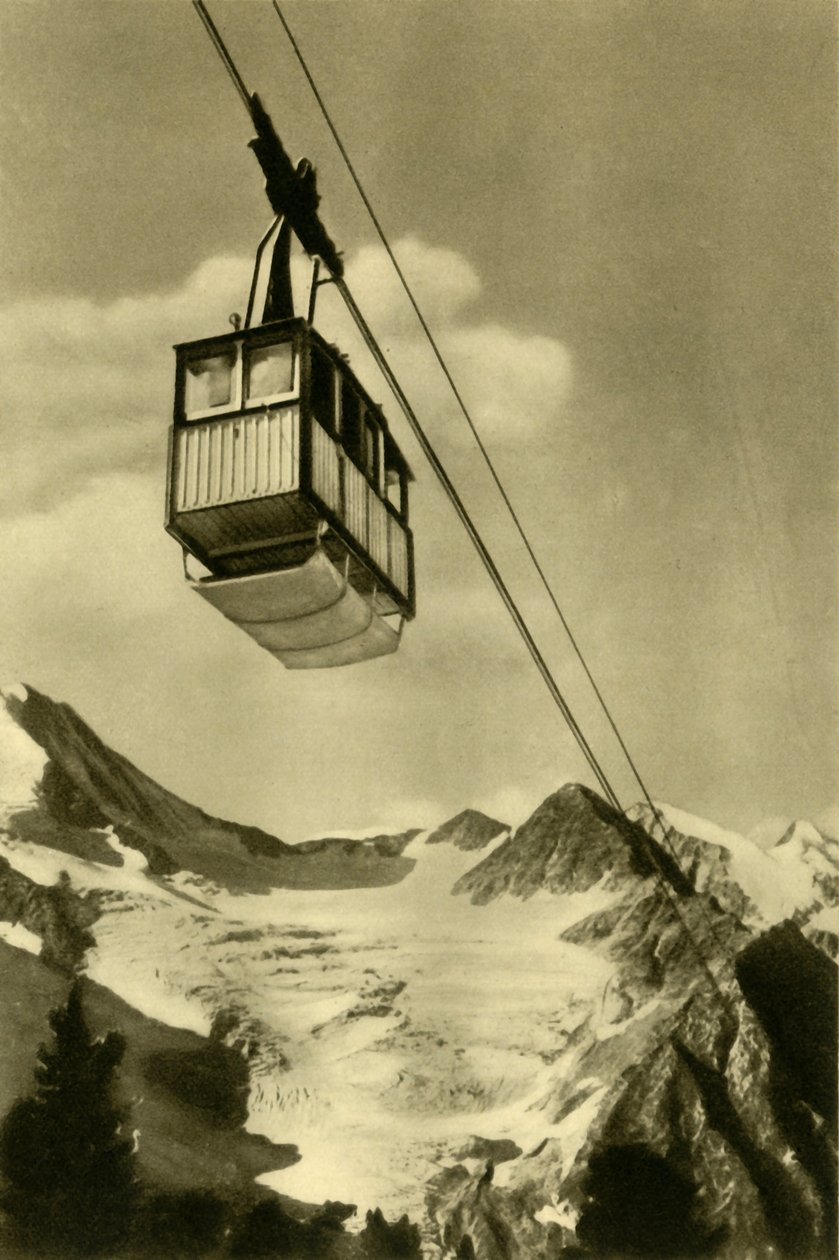Patscherkofelbahn, Innsbruck, Tirol, Avusturya, c1935. by Unbekannt