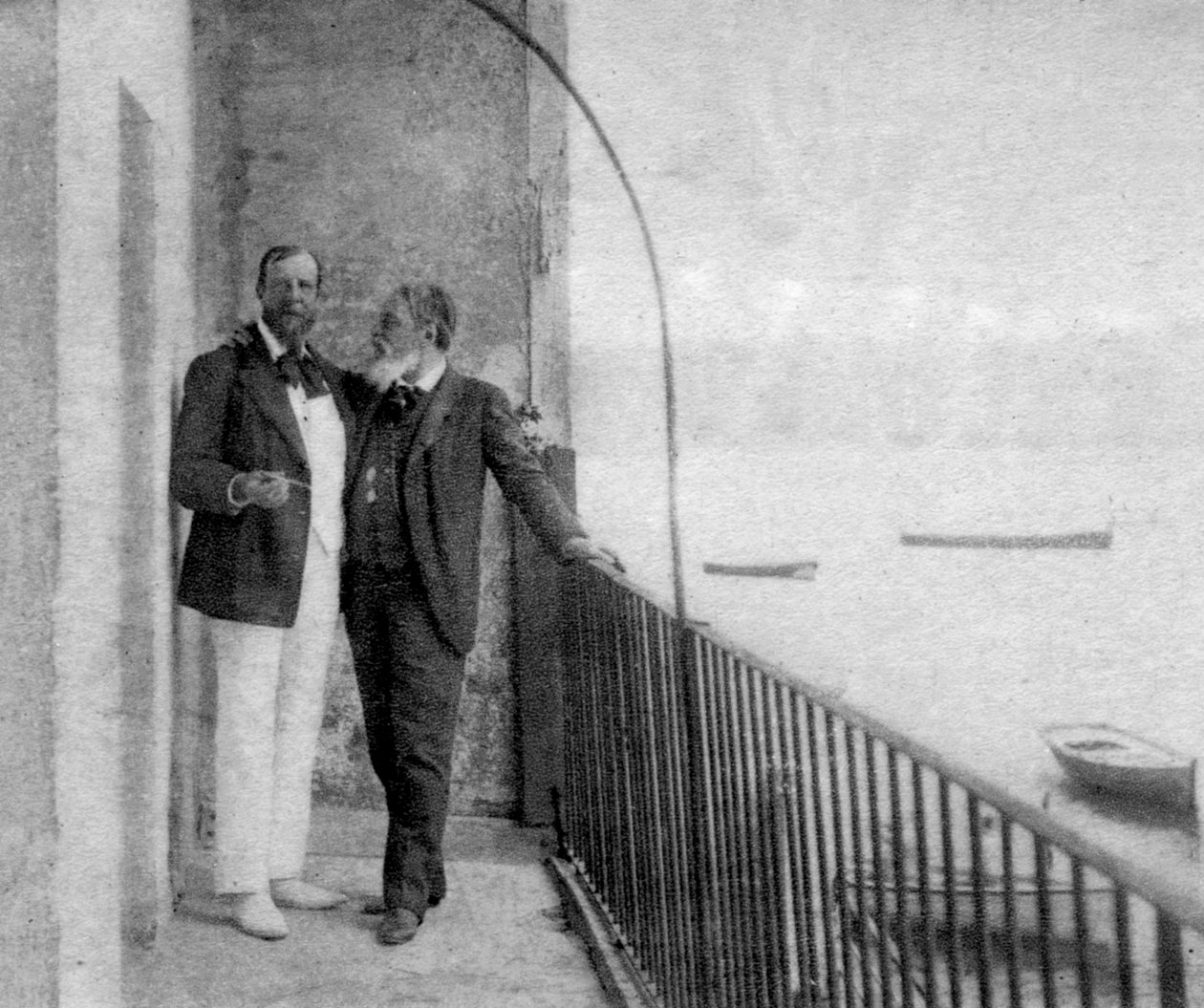 Paul Deroulede, Fransız yazar ve politikacı ve Jean Mounet-Sully, Fransız aktör, 1899 by Unbekannt