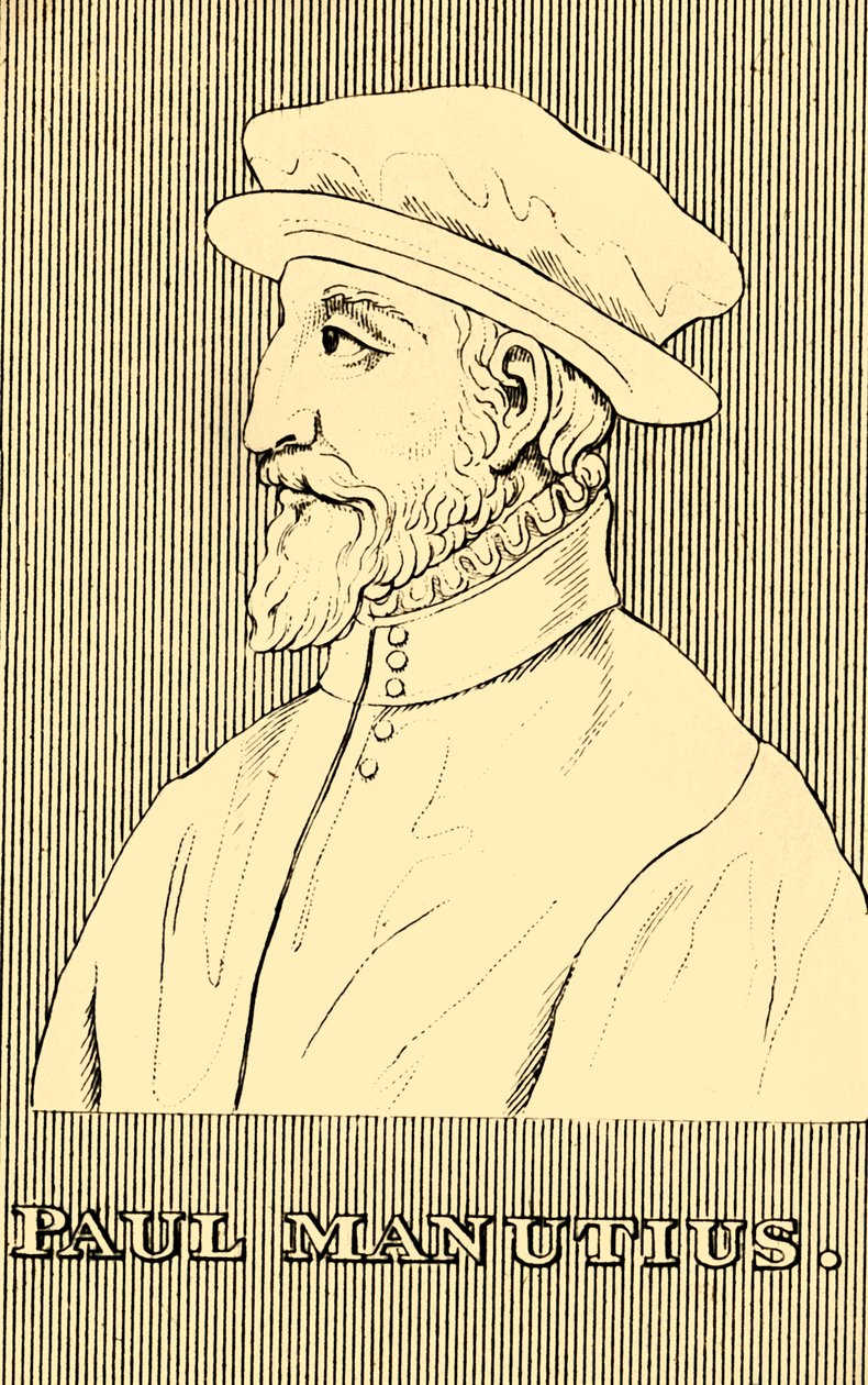 Paul Manutius, 1512-1574, 1830 by Unbekannt