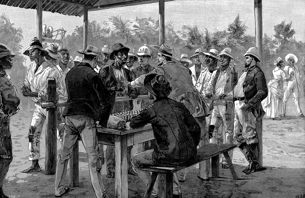 Batı Hintli işçilere ödeme yapmak, 1888 by Unbekannt