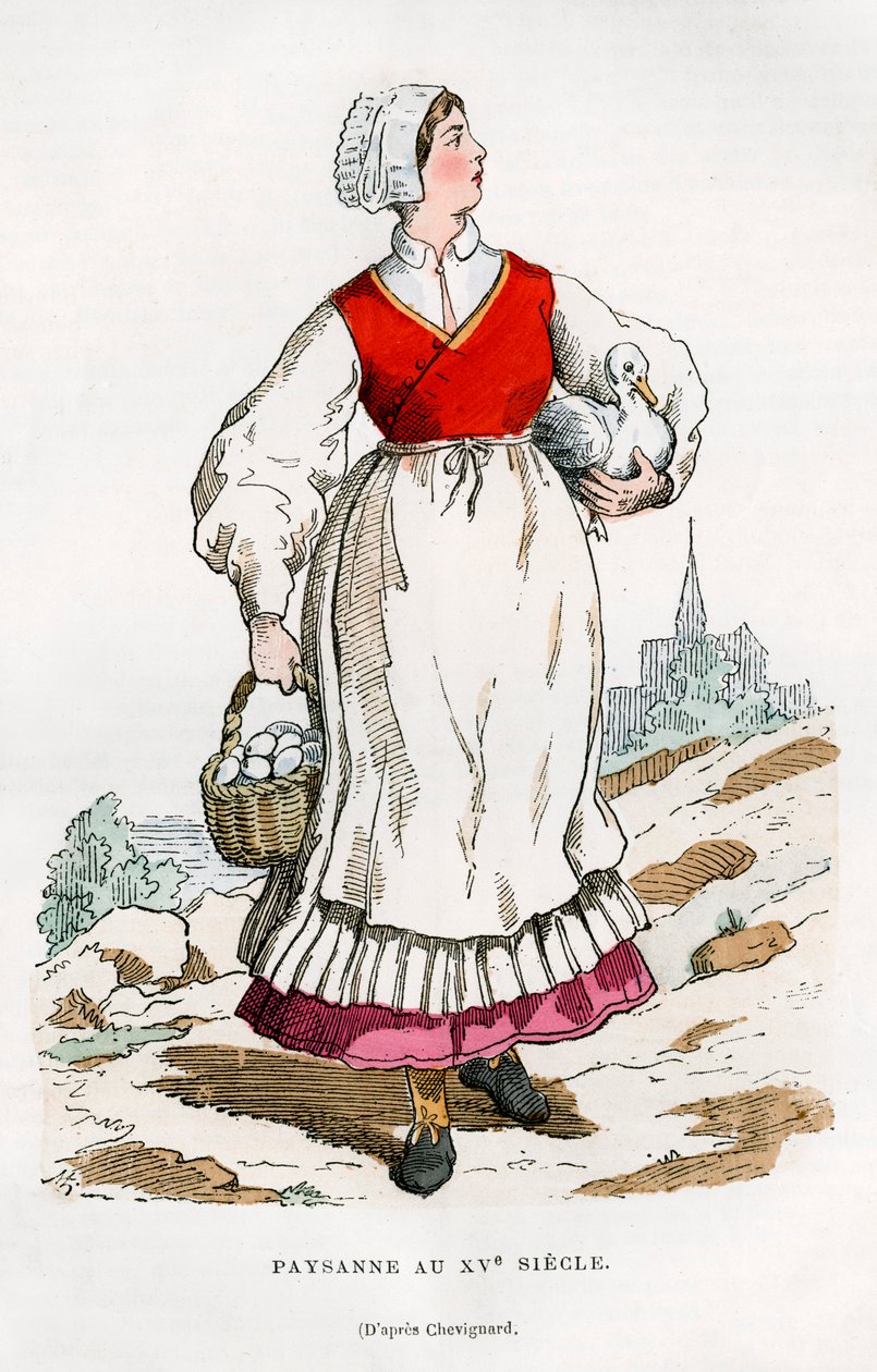 Köylü kadın, 15. yüzyıl 1882-1884 by Unbekannt