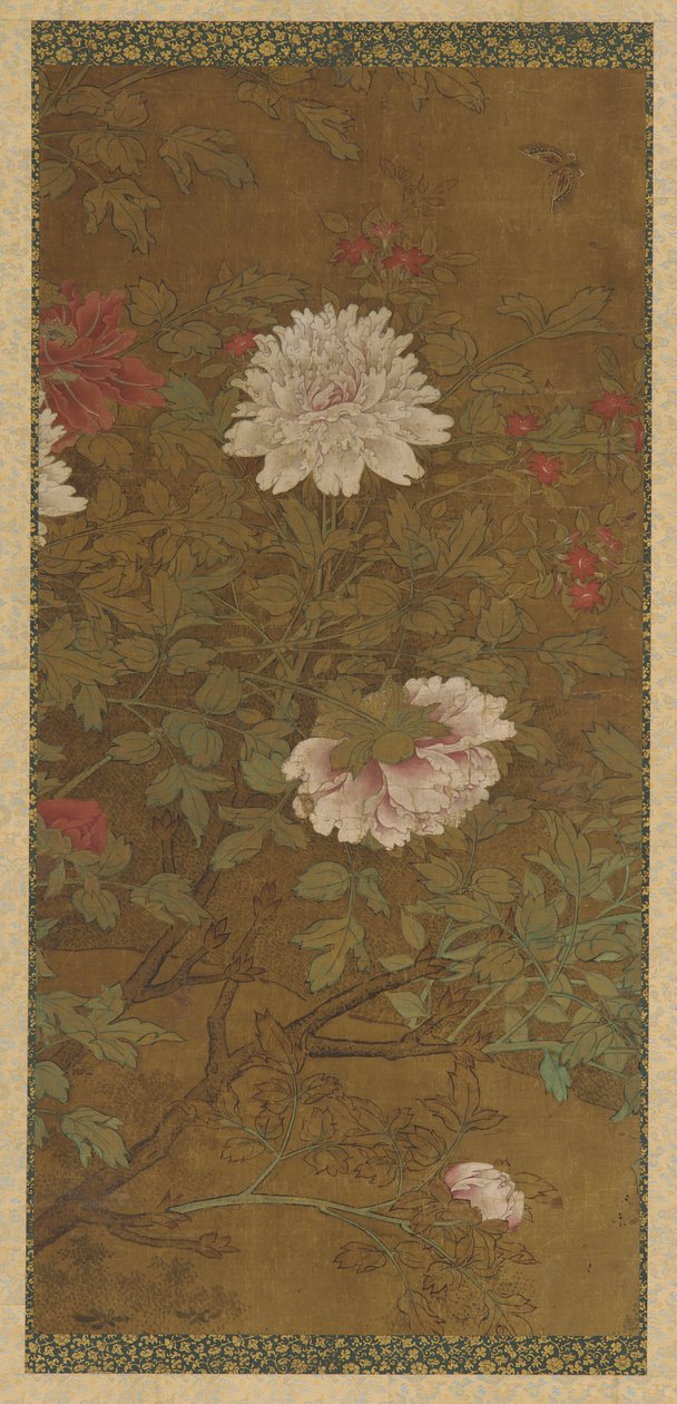 Şakayık ve kelebek, Ming hanedanı, 1368-1644. by Unbekannt