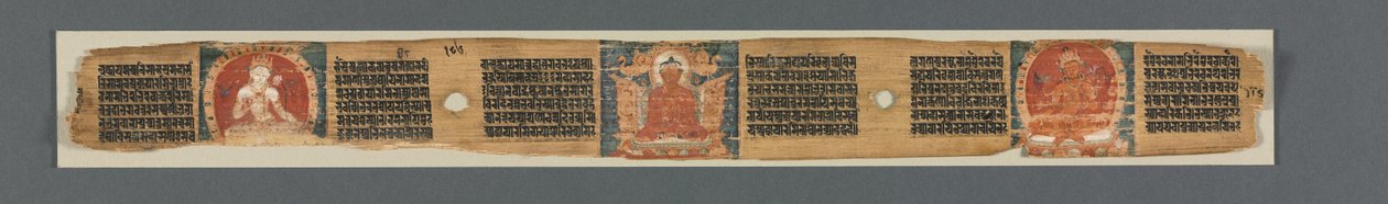 Sekiz Bin Çizgide Bilgeliğin Mükemmelliği: Ashtasahasrika Prajnaparamita...recto, 1119. by Unbekannt