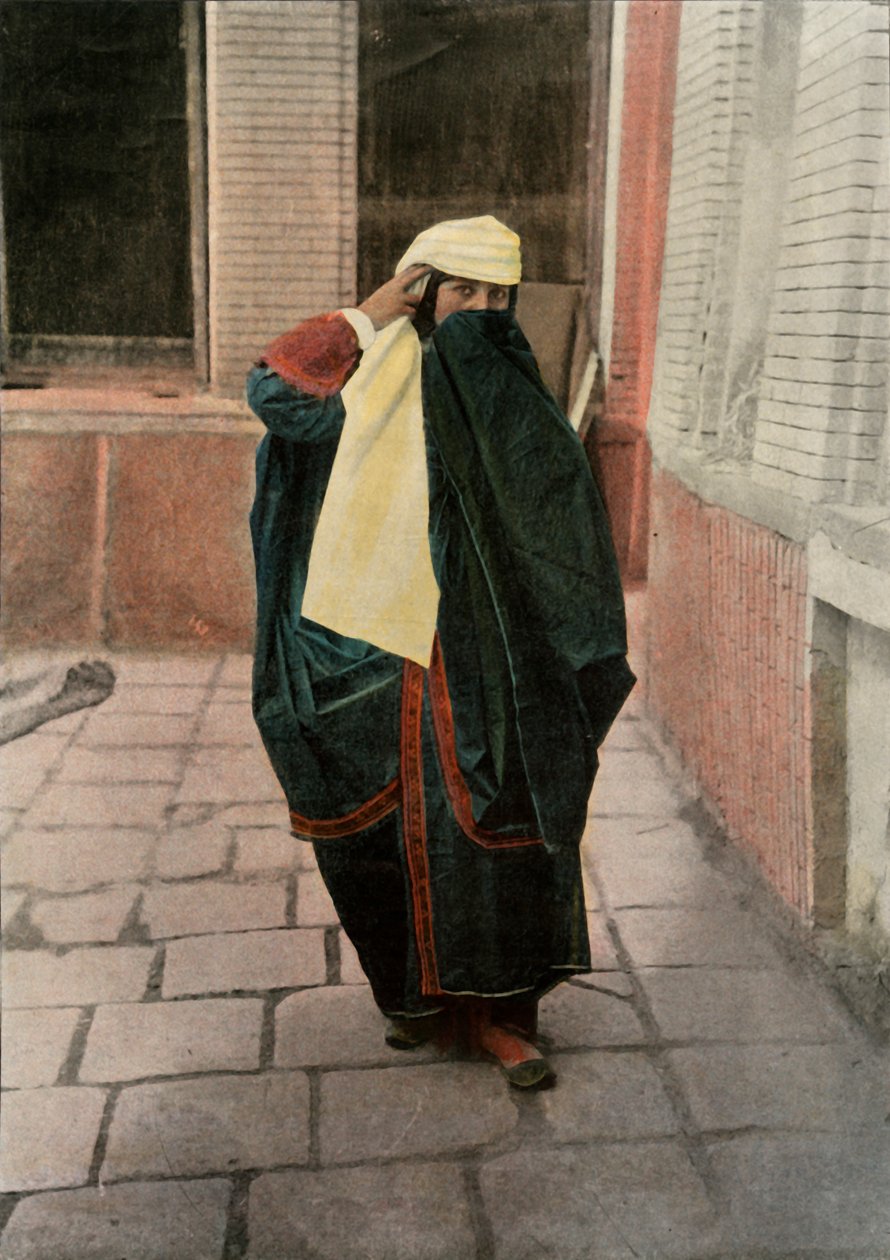 Persane En Kostüm De Ville, Şehir Elbiseli Farsça, 1900. by Unbekannt