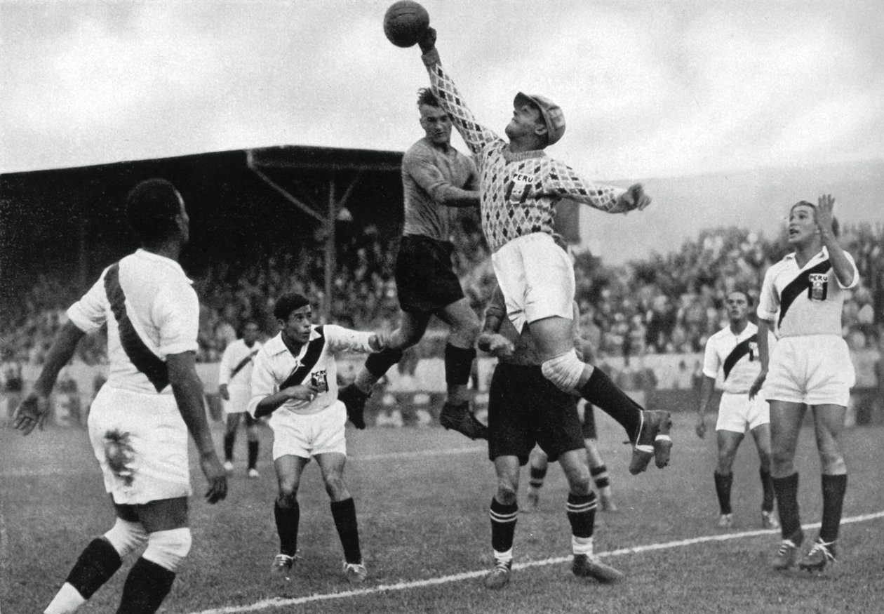 Perus Olimpik futbol takımı iş başında, Berlin Olimpiyatları, 1936 by Unbekannt
