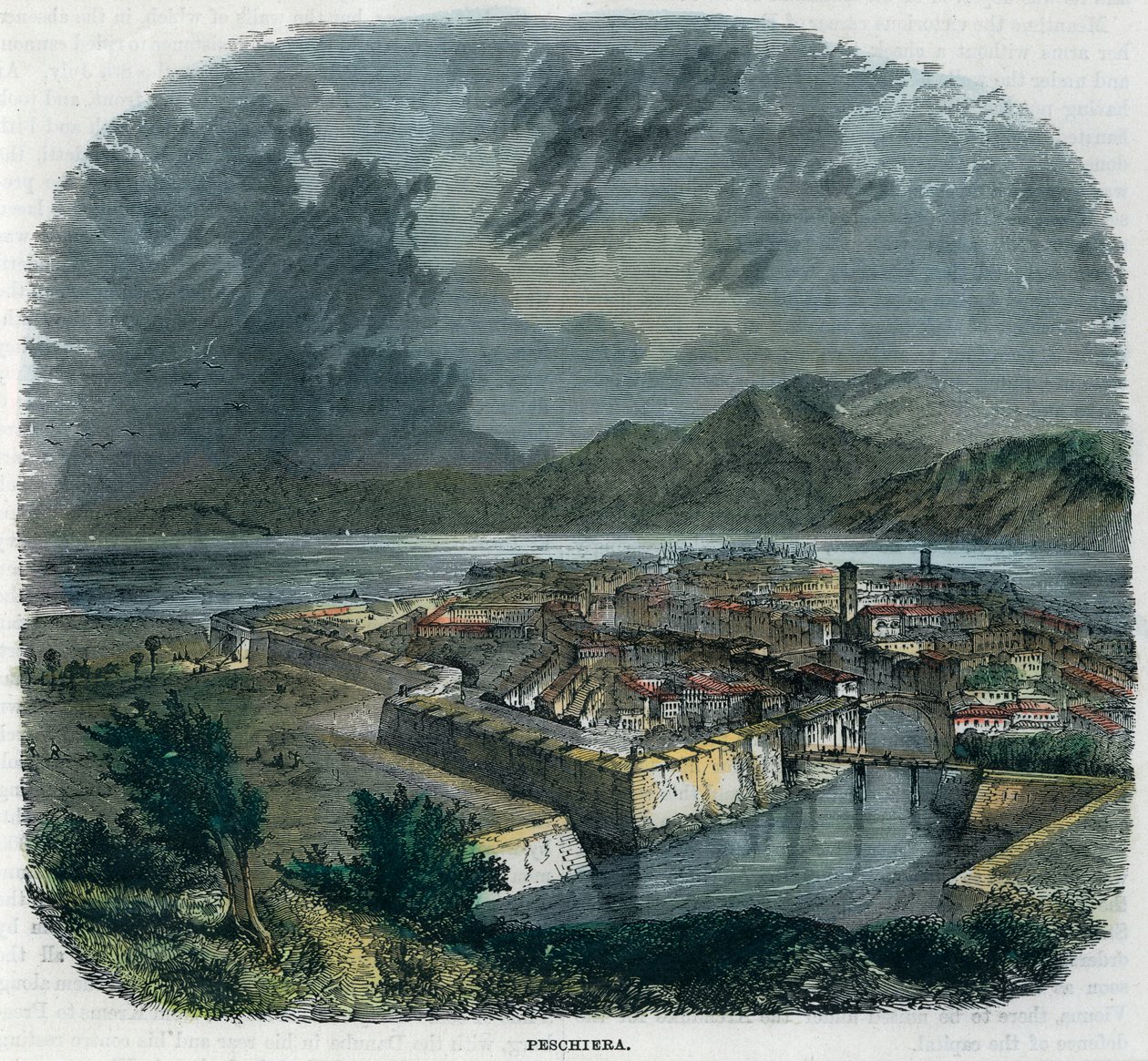Peschiera del Garda, İtalya, c1875 by Unbekannt