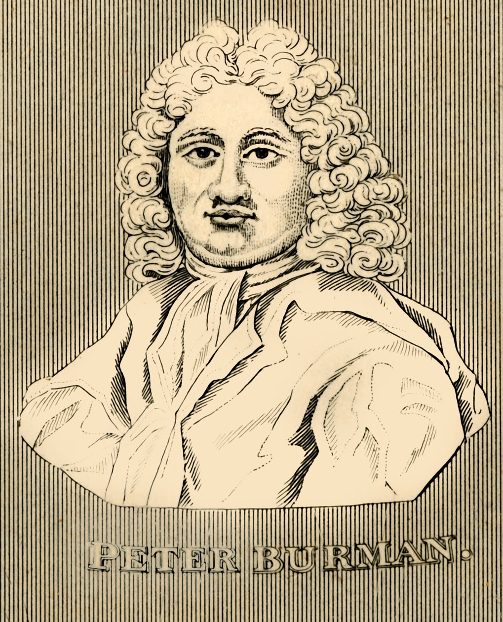 Peter Burman, 1668-1741, 1830. by Unbekannt