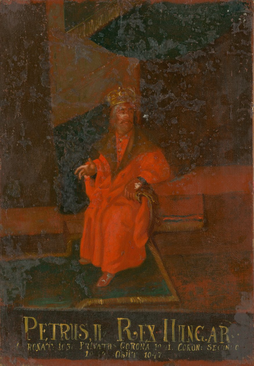 Macaristan Kralı Peter Orseolo, 18. yüzyılın ilk yarısı.. by Unbekannt
