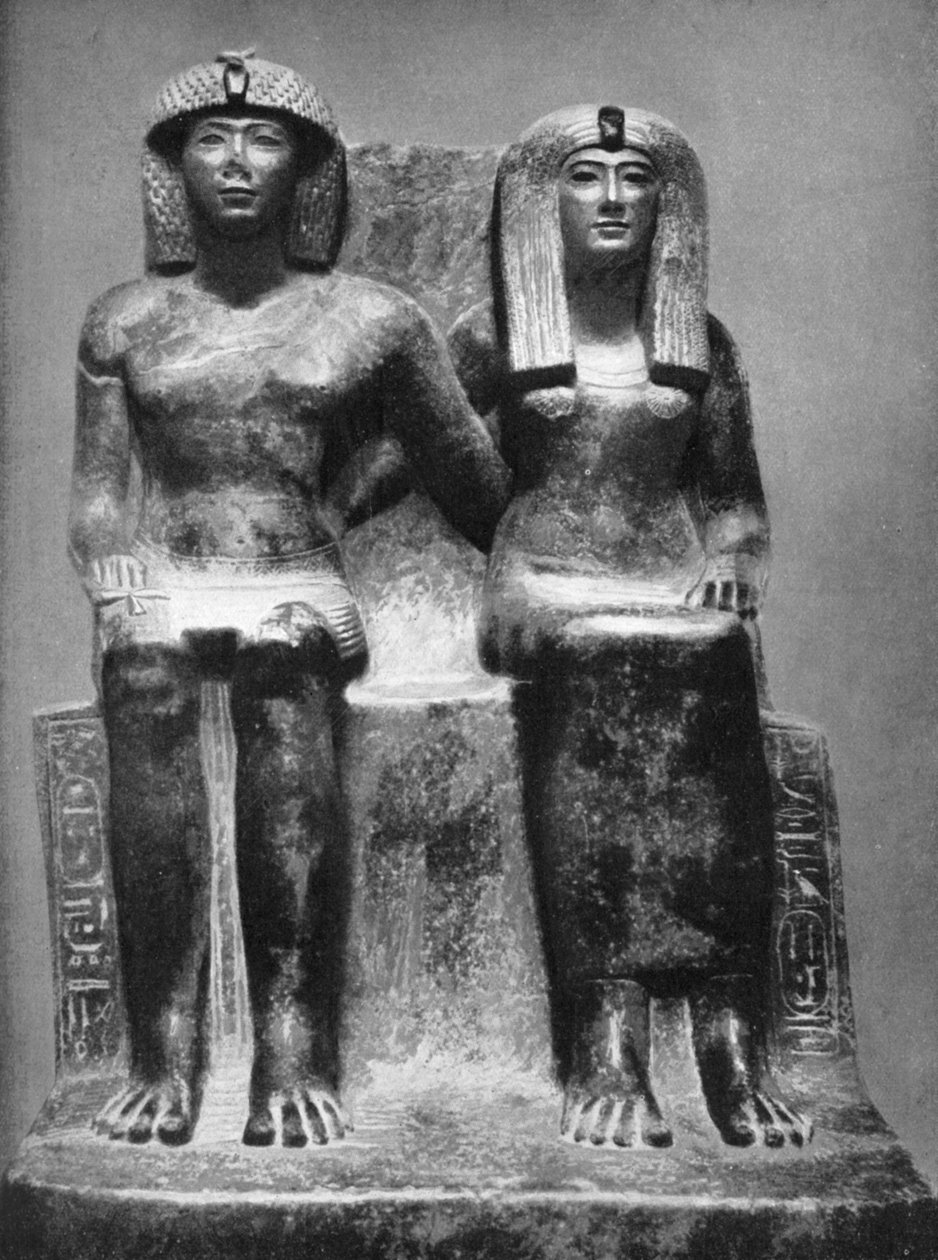 Firavun Thutmose IV ve kraliçesi, 1933-1934 by Unbekannt