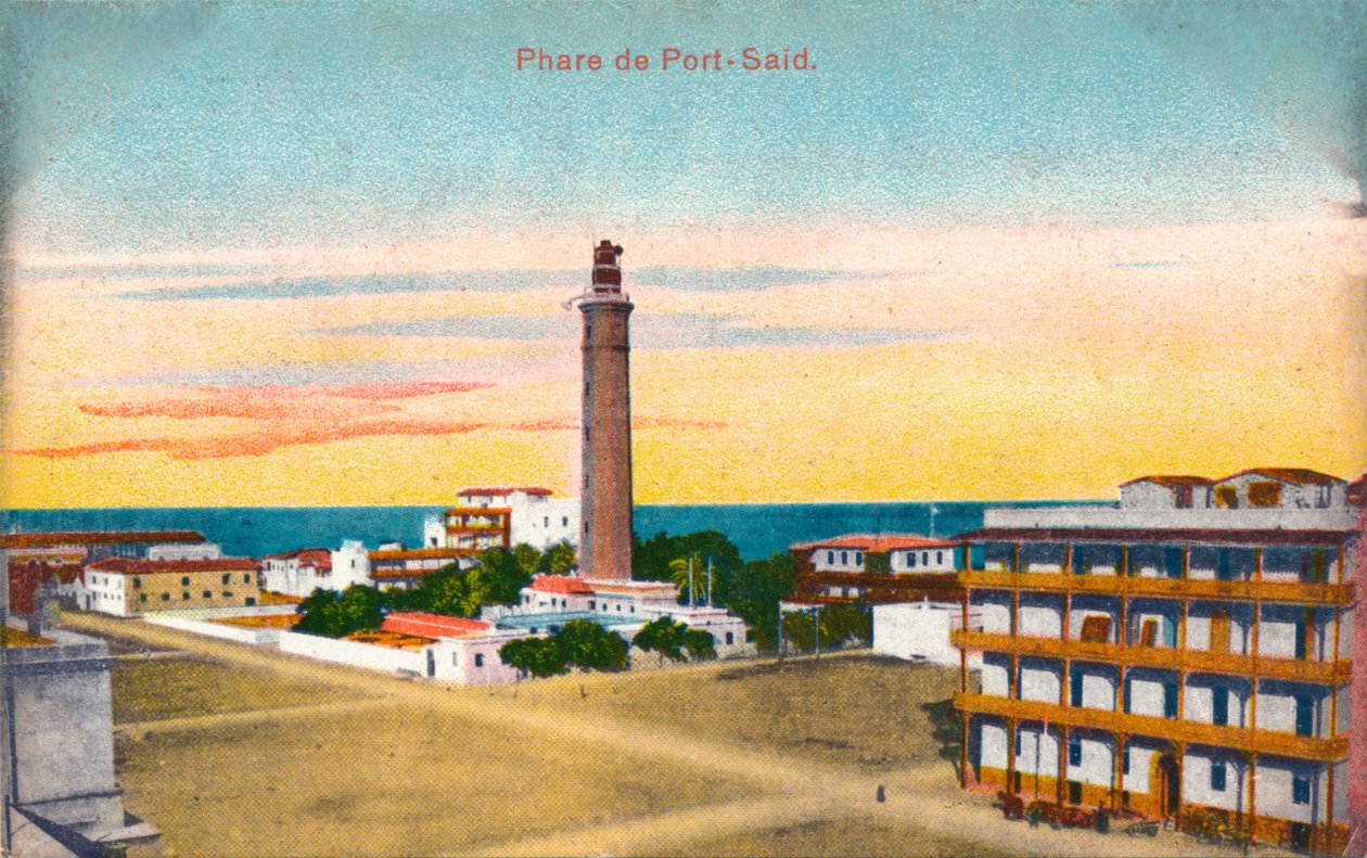 Phare de Port-Said, c1900 by Unbekannt