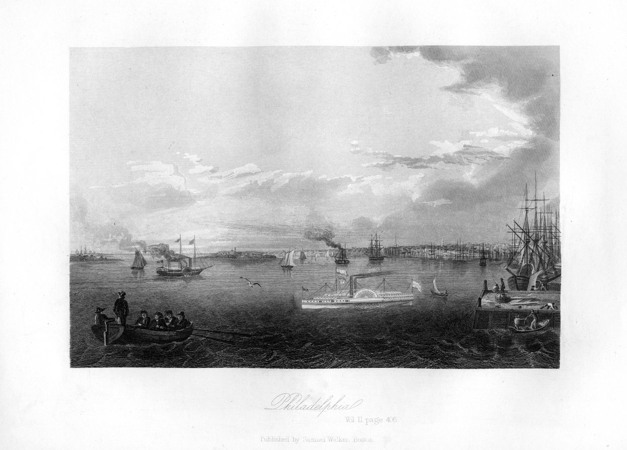 Philadelphia, 1855 by Unbekannt