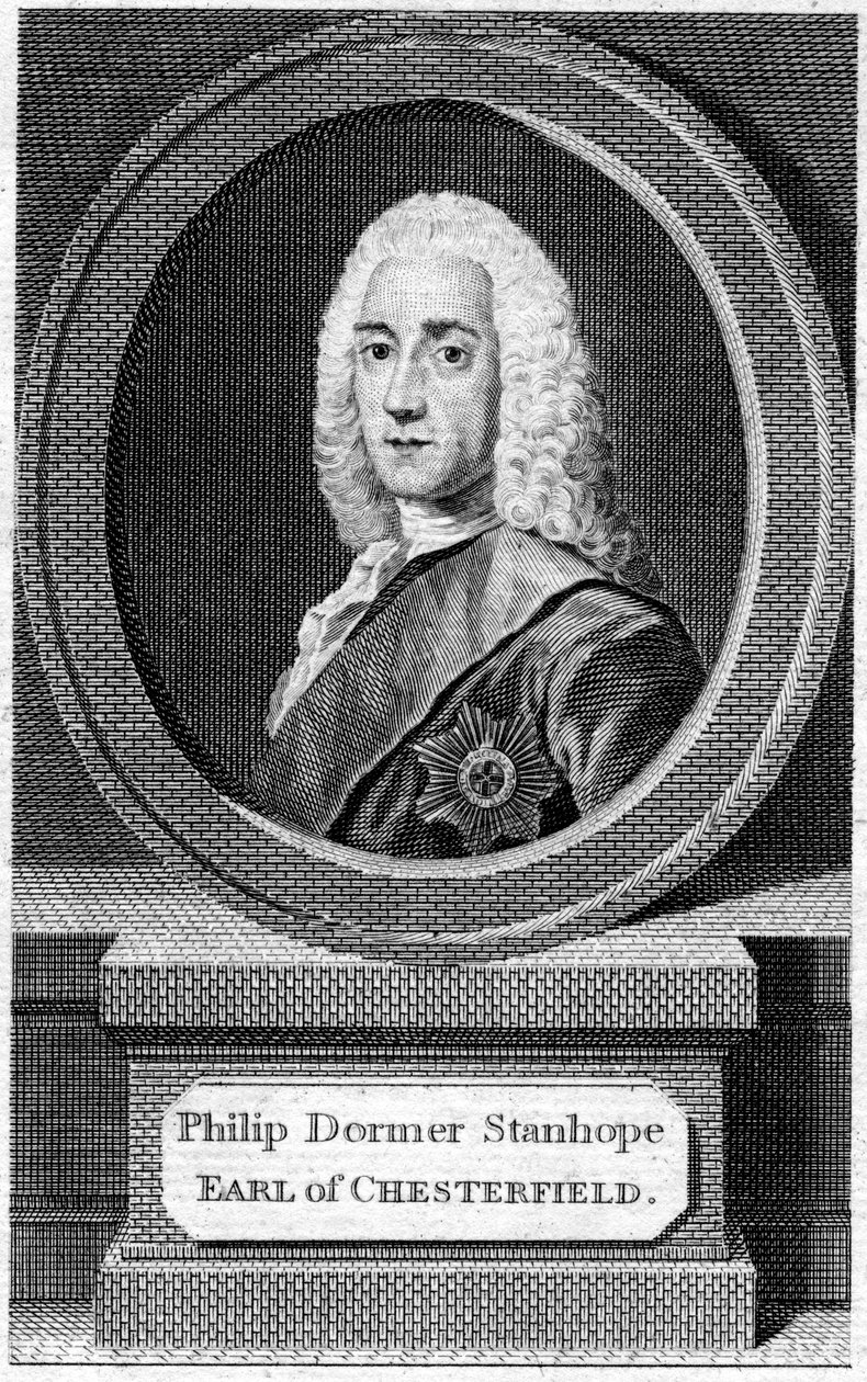 Philip Dormer Stanhope 1694-1773, 4. Chesterfield Kontu, 19. yüzyıl by Unbekannt
