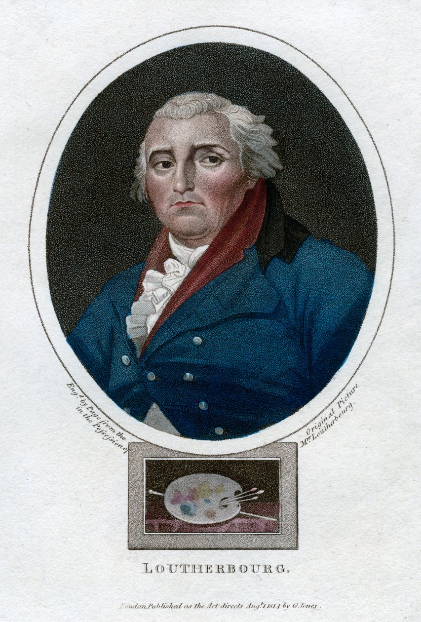 Philip James de Loutherbourg, Fransız ressam, 1814 by Unbekannt